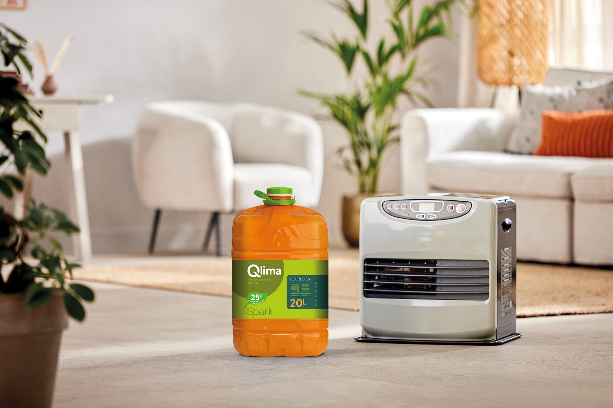 Duurzaam verwarmen met Qlima Spark