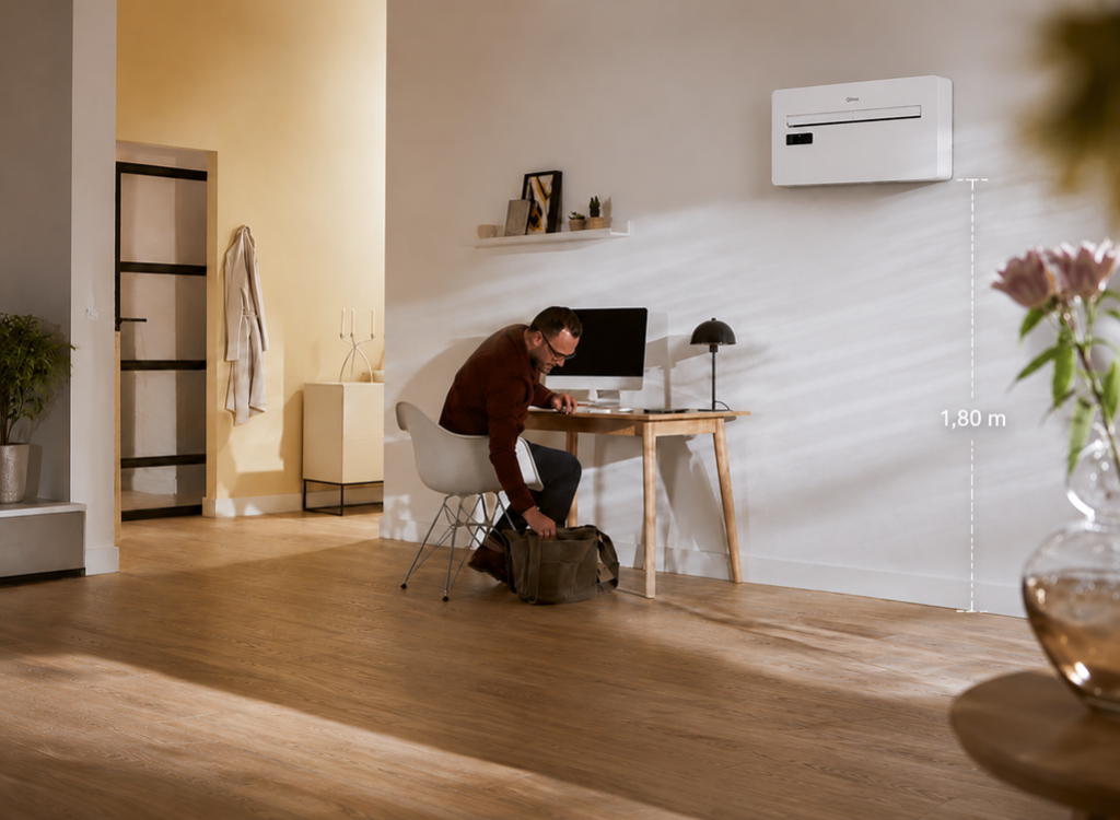 Monoblock airco koeling en verwarming WDH 224 PTC