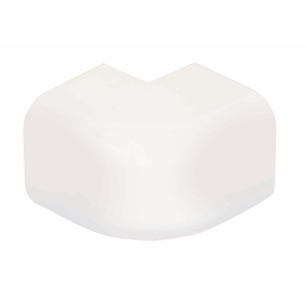 Hoek binnenbocht 80x60 mm wit