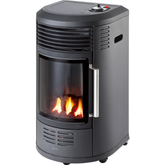 Gaskachel GH 8034 zonder druk regelaar zwart