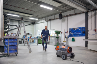 Warmtekanon bi-fuel DFA 4100 oranje/grijs