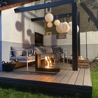 Decoratieve ethanol sfeerhaard FFB 8060 zwart