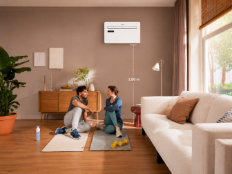 Monoblock airco koeling en verwarming WDH 429 PTC wit