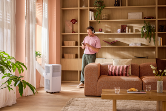 Mobiele airconditioner P 335 SMART wit/grijs