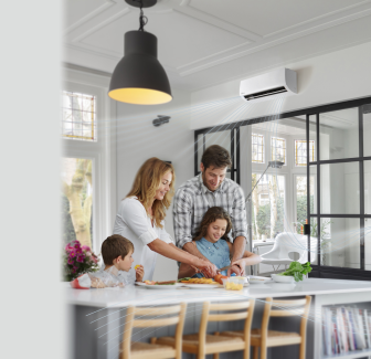 Multi split-unit airconditioner (1:3) SM 52 MULTI wit