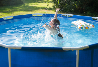 Zwembad warmtepomp SPHP 130 blauw/zwart